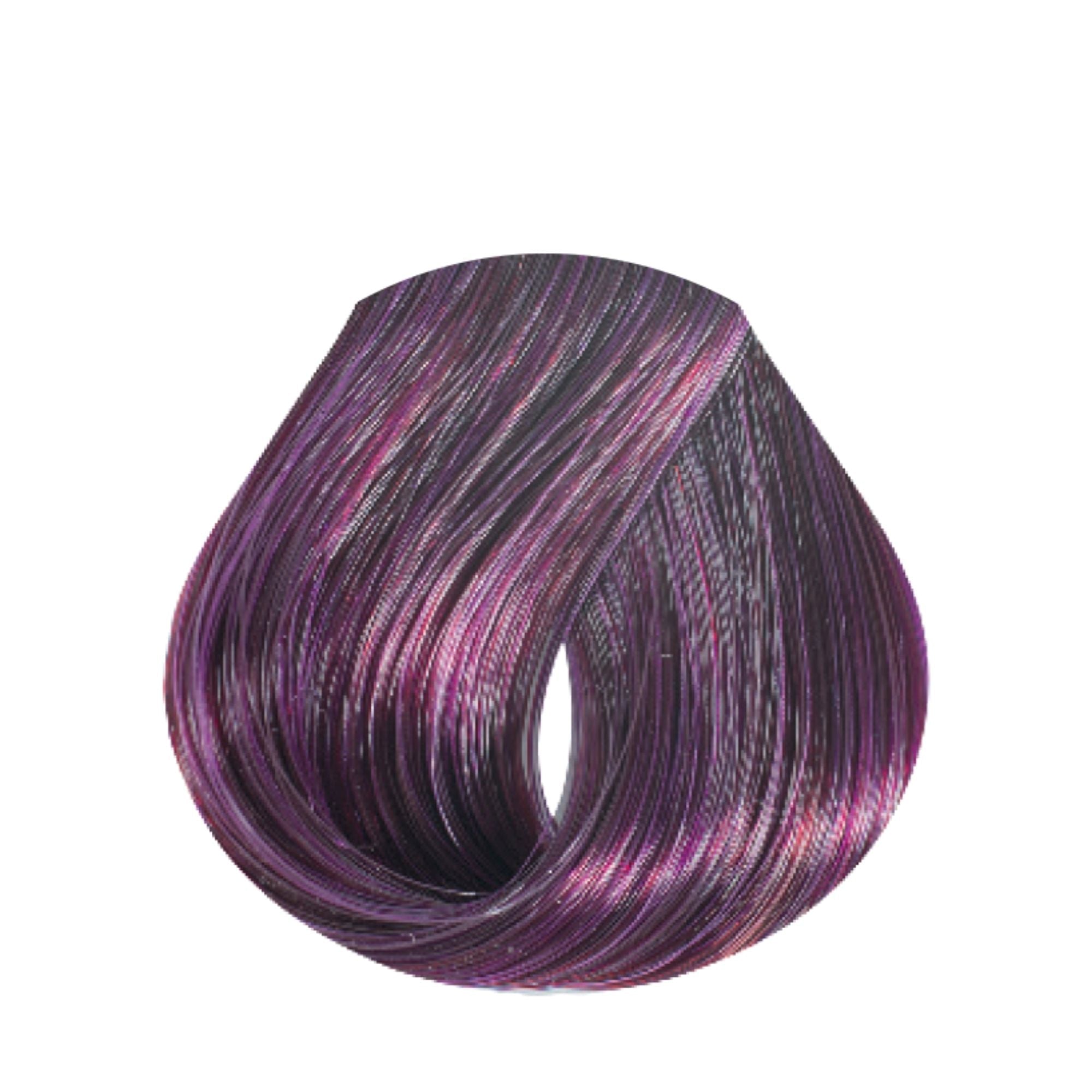 Evo Hue.Verse Permanent Colour Intense Violet – Farbergebnis auf Haarsträhne