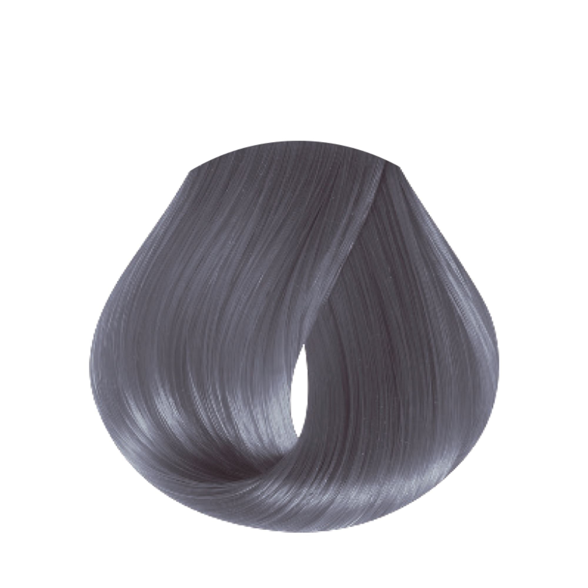 Evo Hue.Verse Permanent Colour Silver – Farbergebnis auf Haarsträhne