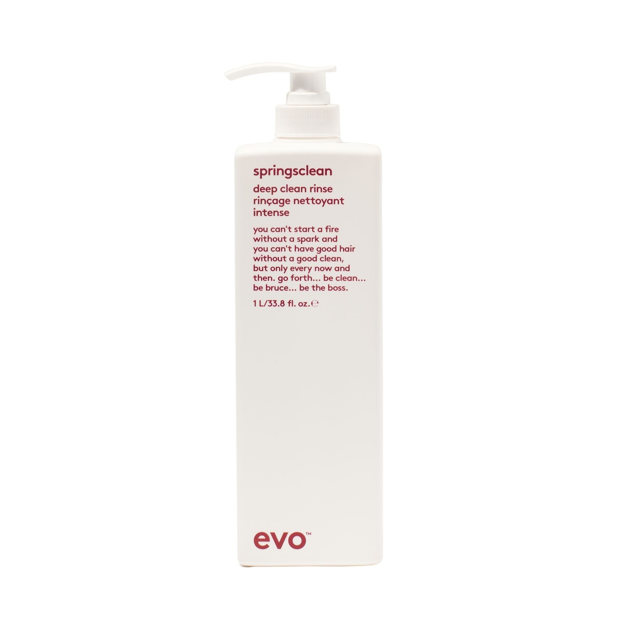 Evo Springsclean Deep Clean Rinse 1000 ml Salongröße
