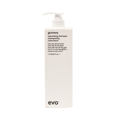 evo Gluttony Volumising Shampoo 1000 ml Salongröße