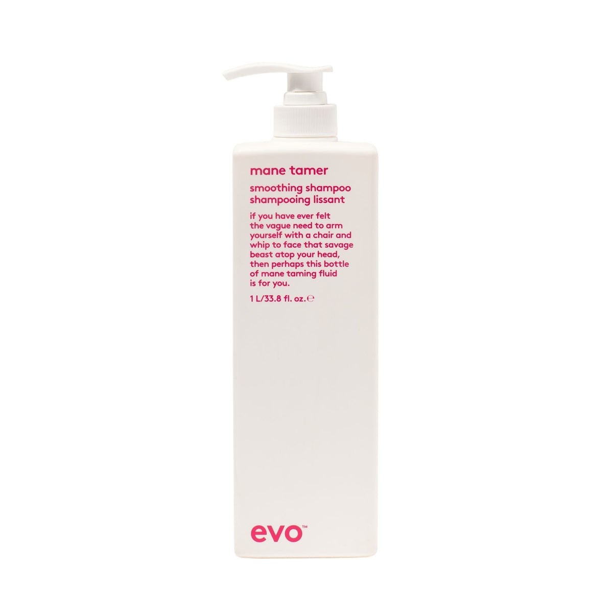 evo Mane Tamer Smoothing Shampoo 1000 ml Salongröße