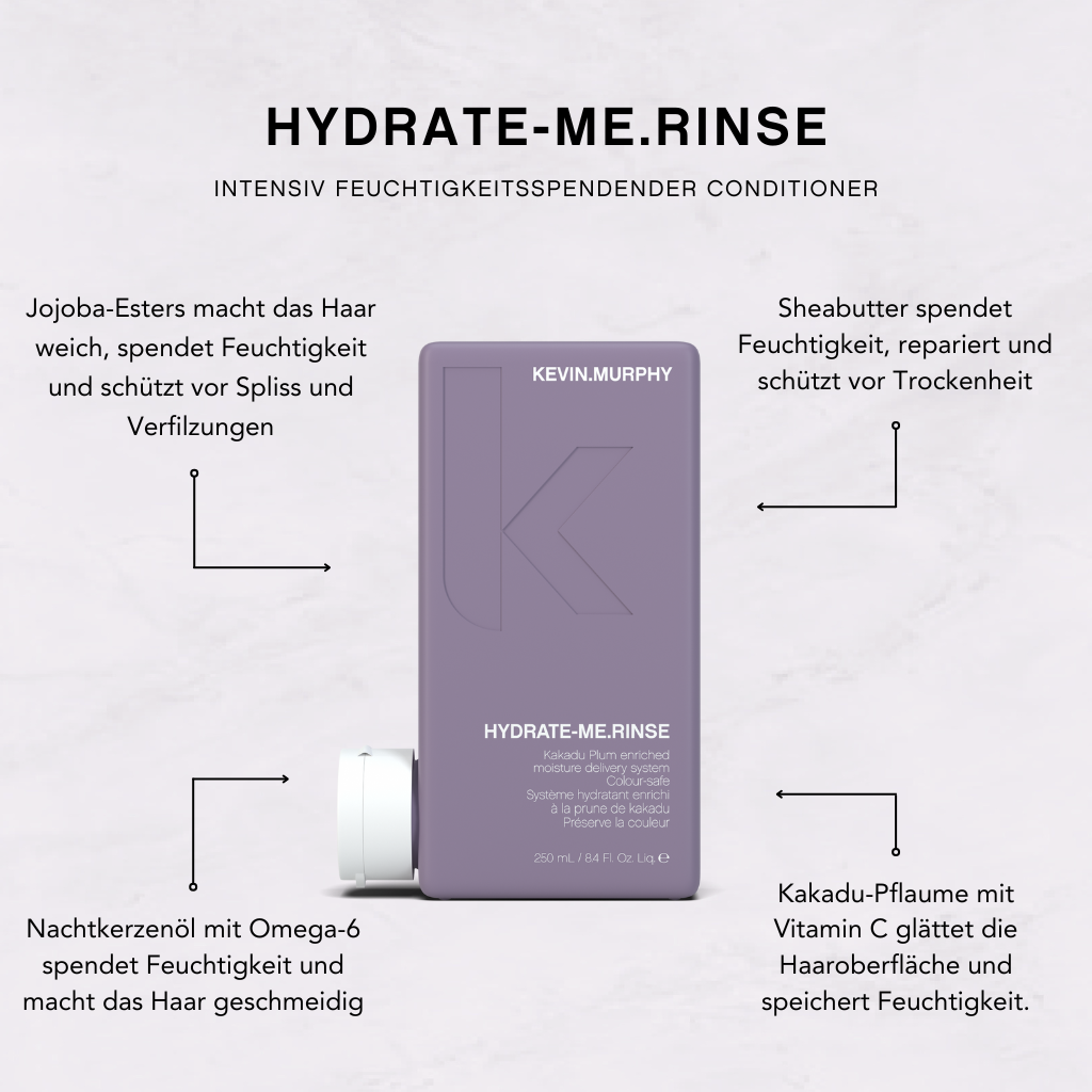 HYDRATE-ME.RINSE: Feuchtigkeitsspülung und ihre Wirkstoffe