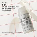 Olaplex No.5L Leave-In Conditioner – Herstellergrafik: bis zu 88 % Spliss-Versiegelung nach einmaliger Anwendung