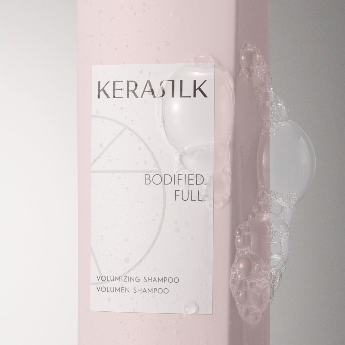 Kerasilk Volumen Shampoo, Flasche mit Schaum-Textur