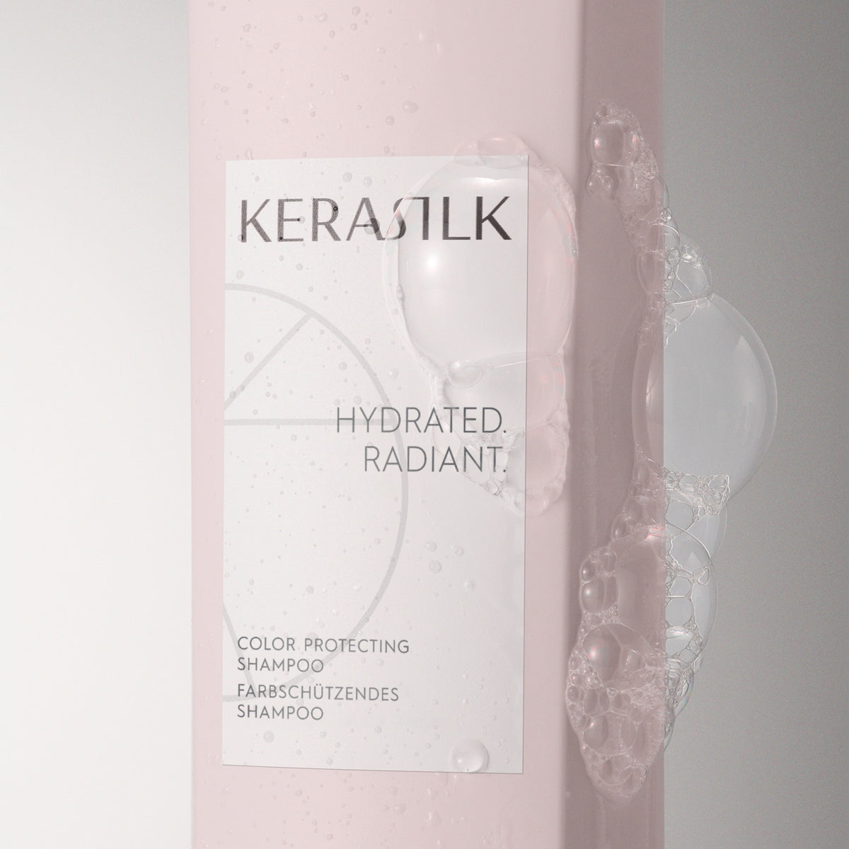 Kerasilk Farbschützendes Shampoo, Flasche mit Schaum-Textur