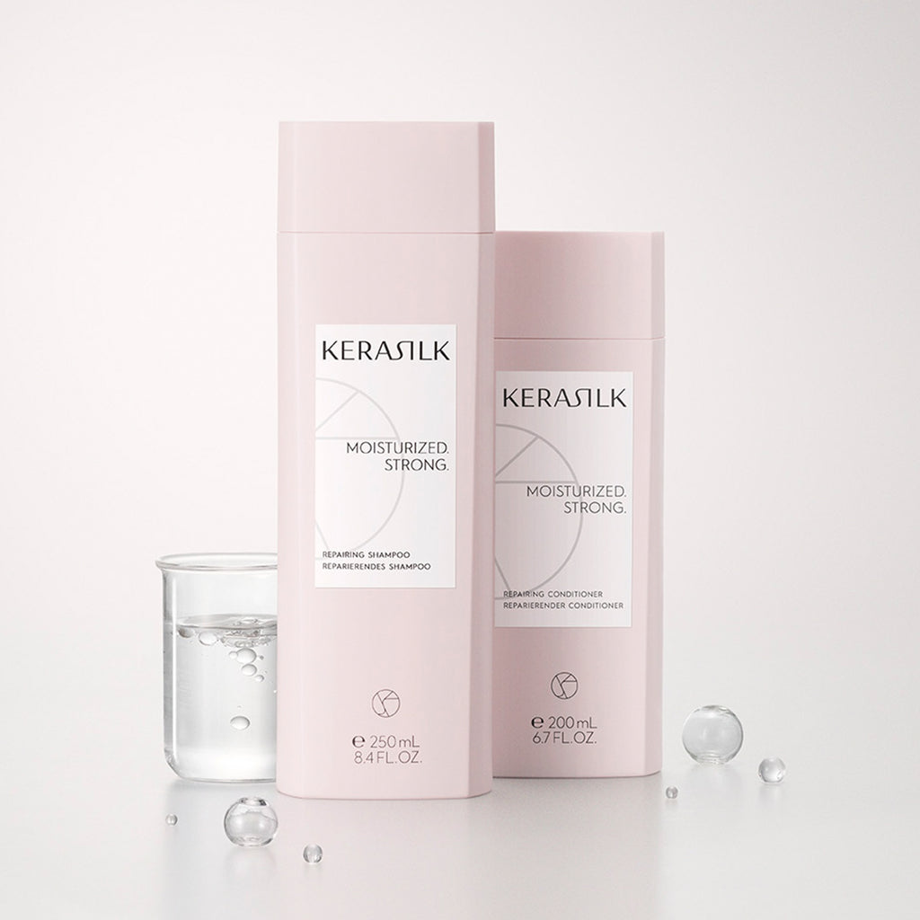 Kerasilk Reparierendes Shampoo mit Faltschachtel und Glas