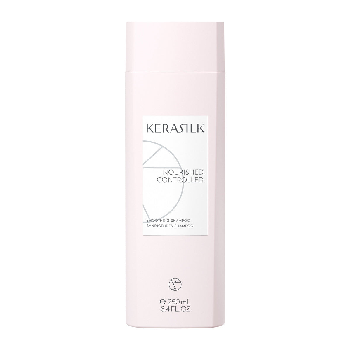 Kerasilk Bändigendes Shampoo 250 ml, Flasche Vorderseite auf weißem Hintergrund