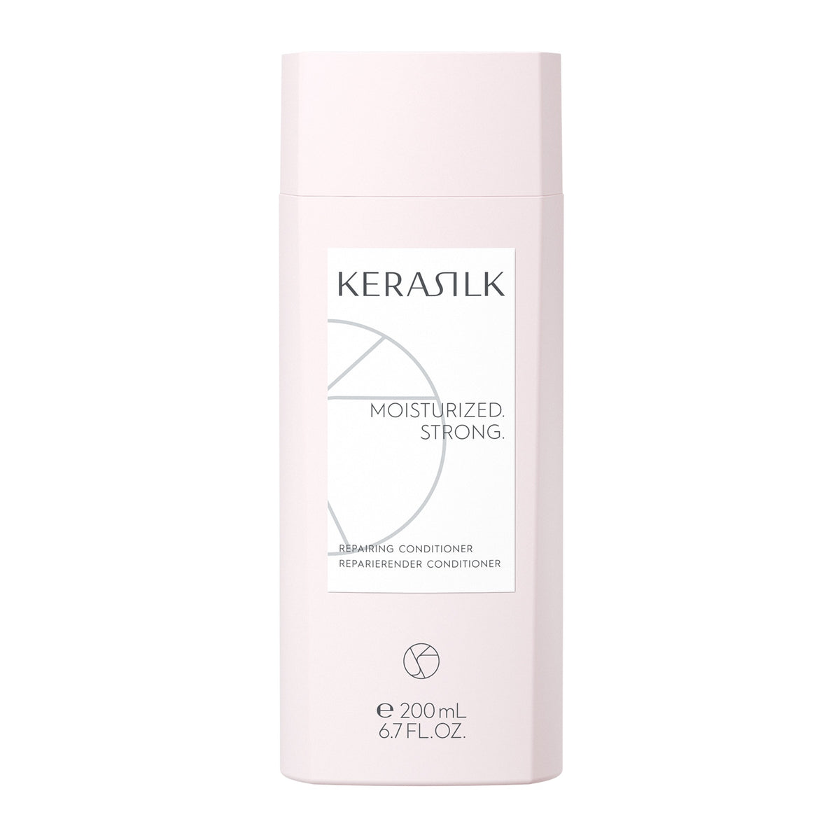Kerasilk Reparierender Conditioner 200 ml, Flasche Vorderseite auf weißem Hintergrund