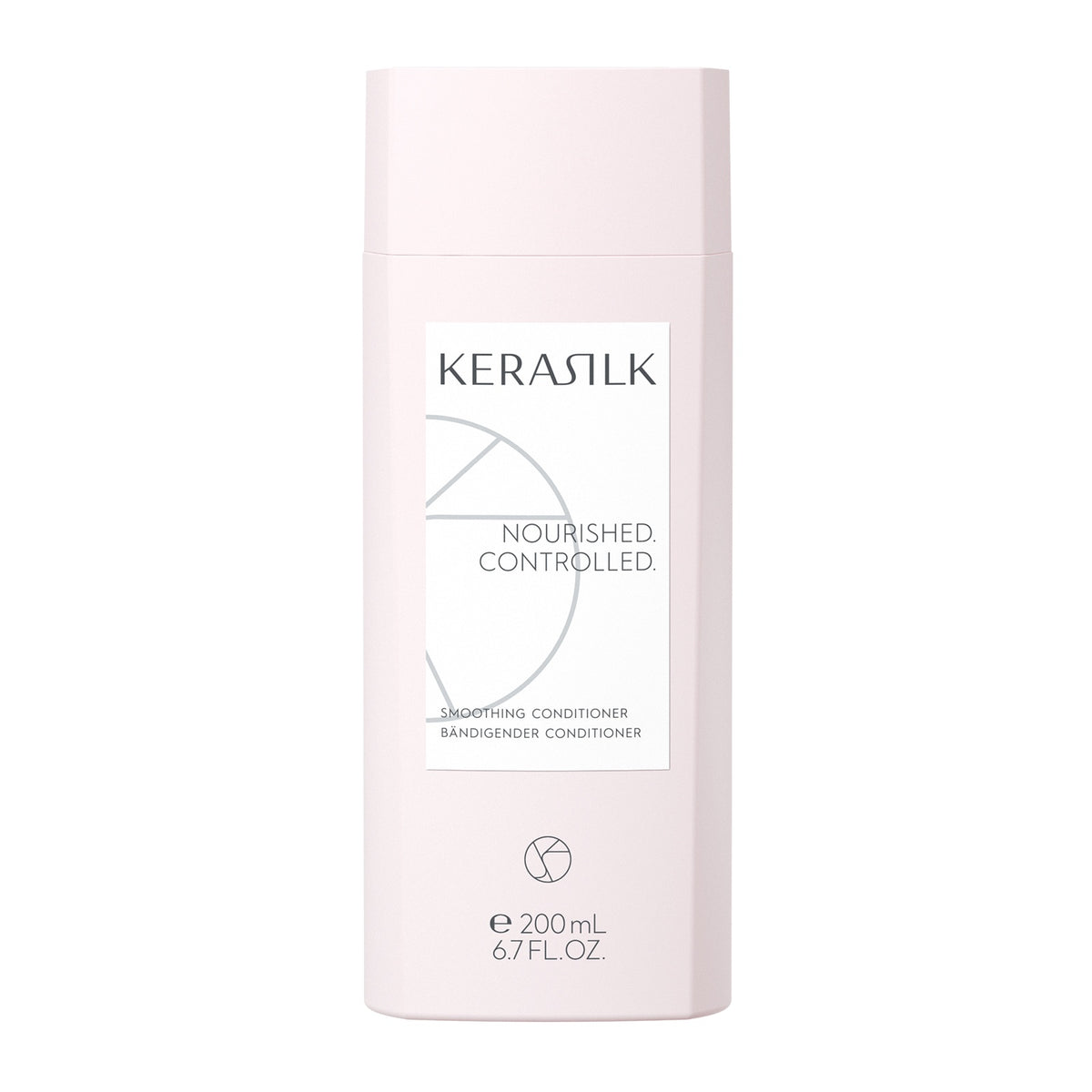 Kerasilk Bändigender Conditioner 200 ml, Flasche Vorderseite auf weißem Hintergrund