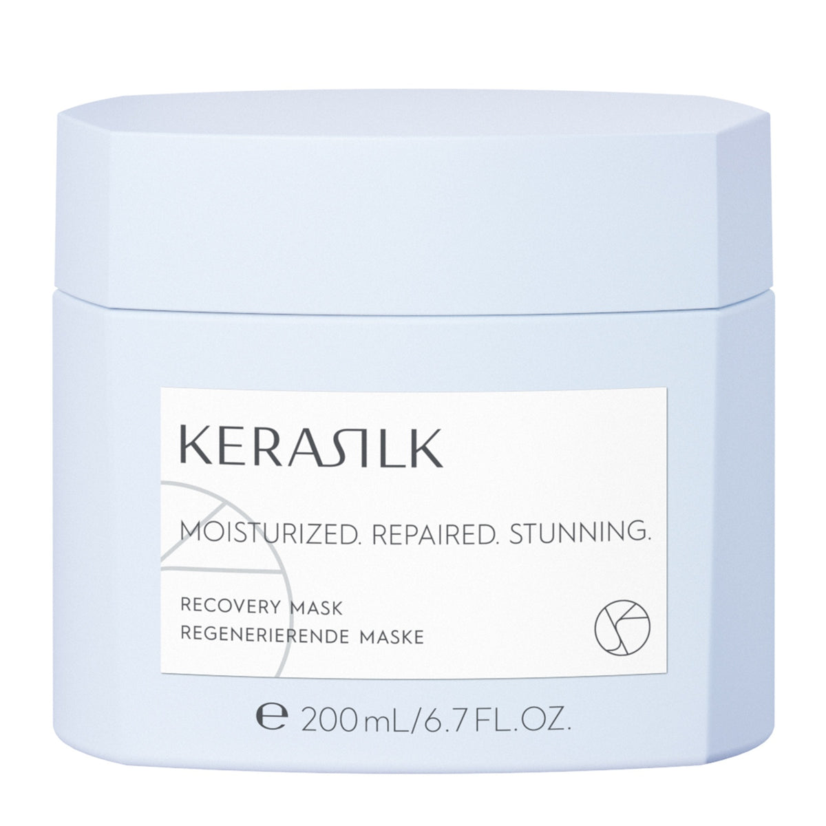 Kerasilk Regenerierende Maske 200 ml, Tiegel Vorderseite auf weißem Hintergrund