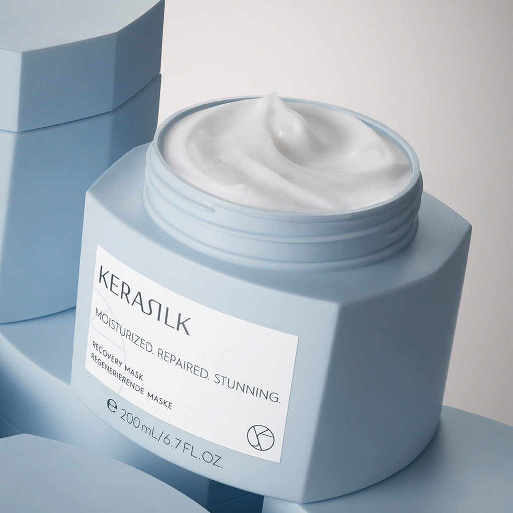 Kerasilk Regenerierende Maske, geöffneter Tiegel mit Textur