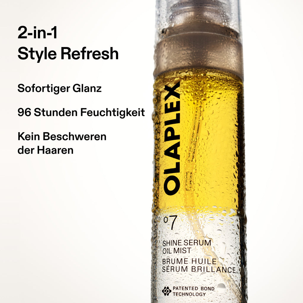 Olaplex No.7 Shine Serum Oil Mist – 2-in-1 Style-Refresh: sofortiger Glanz, 96 Stunden Feuchtigkeit, kein Gewicht
