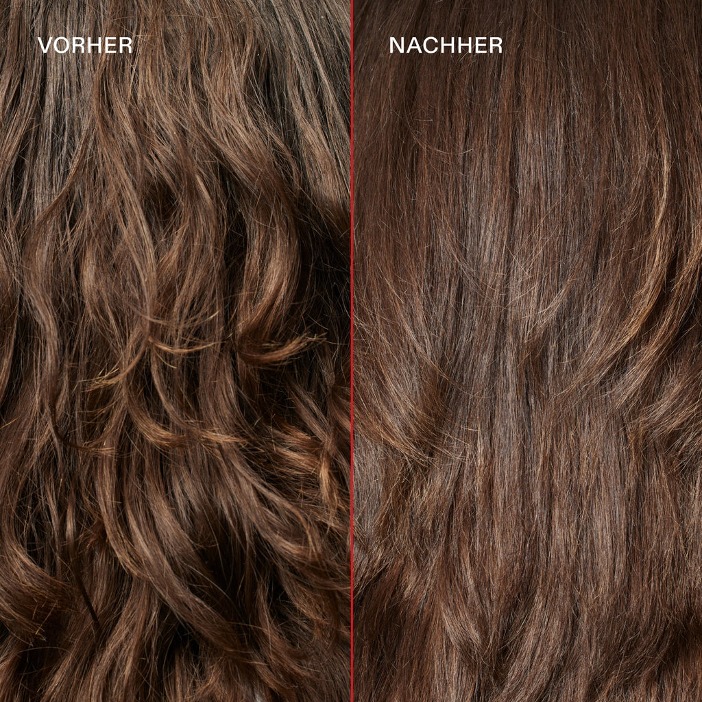 Olaplex No.4 FINE Shampoo – Vorher-Nachher-Bild feines Haar (Herstellerfoto)