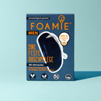 Foamie Men 3in1 What a Man – dunkle Verpackung, Vorderseite
