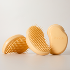 Tangle Teezer Original Mini in Buttercup Yellow von vorn und von hinten