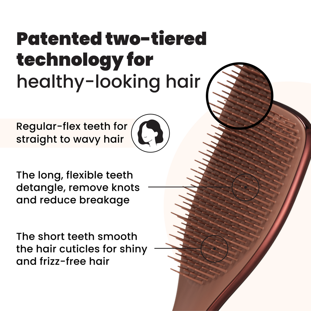 Tangle Teezer Ultimate Detangler Chrome Borstentechnologie erklärt