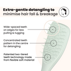 Tangle Teezer Extra Gentle Borstenanordnung mit weiter stehenden Außenborsten
