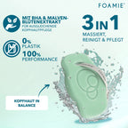 Foamie Festes Shampoo Scalp – 3 in 1: massiert, reinigt und pflegt, 100 Prozent plastikfrei