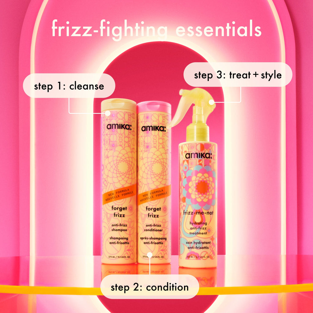 amika forget frizz anti-frizz conditioner – amika Haarpflege