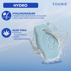 Foamie Festes Shampoo Hydro – Übersicht der Wirkstoffe Hyaluronsäure und Aloe Vera