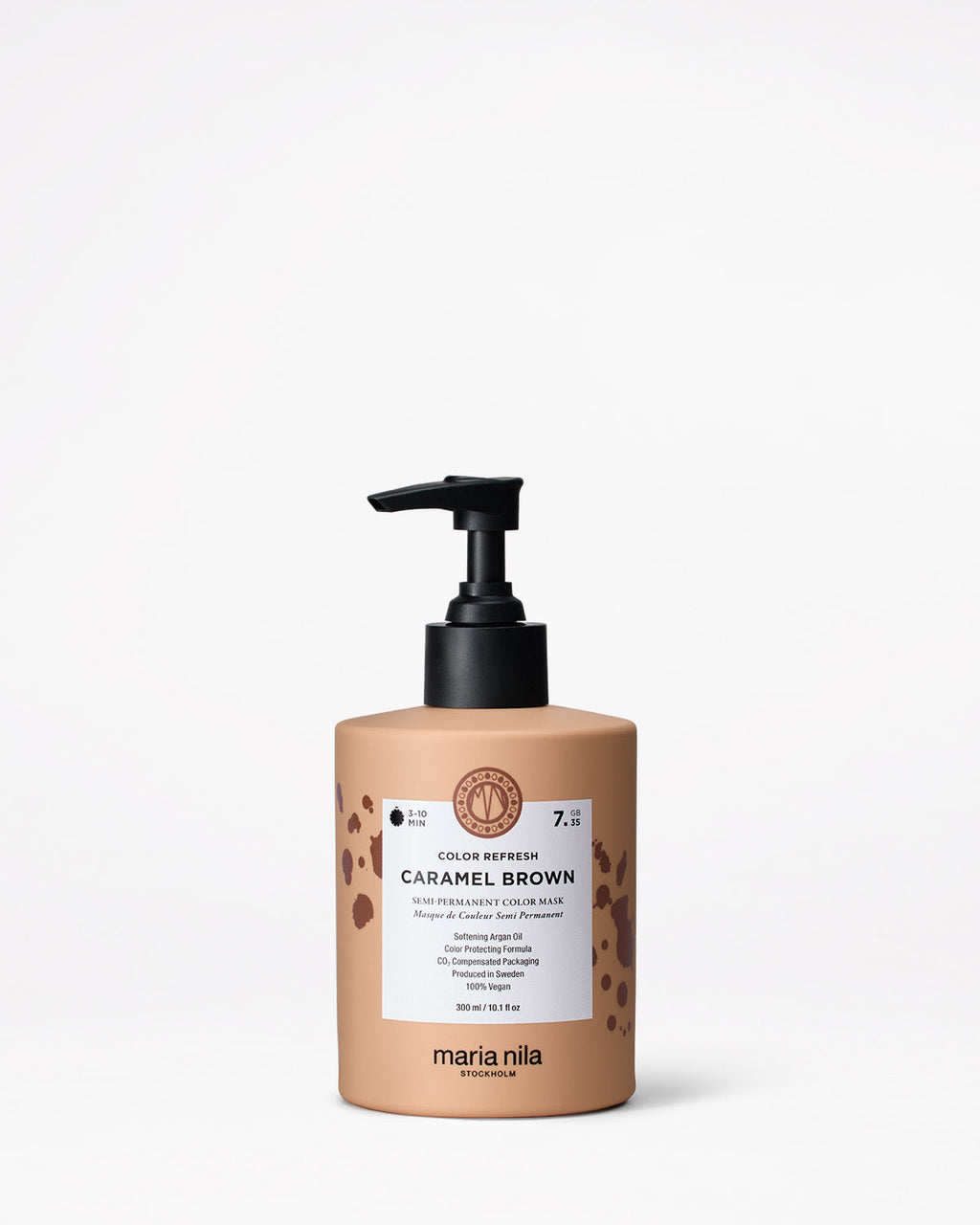 Maria Nila Colour Refresh Caramel Brown 7.35 300 ml – Produktbild