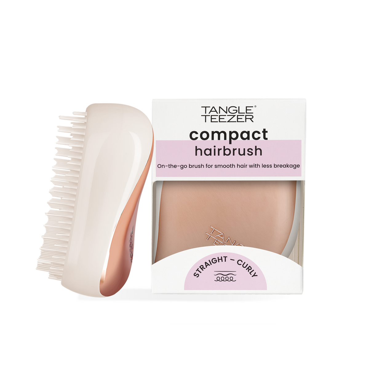 Tangle Teezer Compact Styler Taschenbürste in Rose Gold Cream