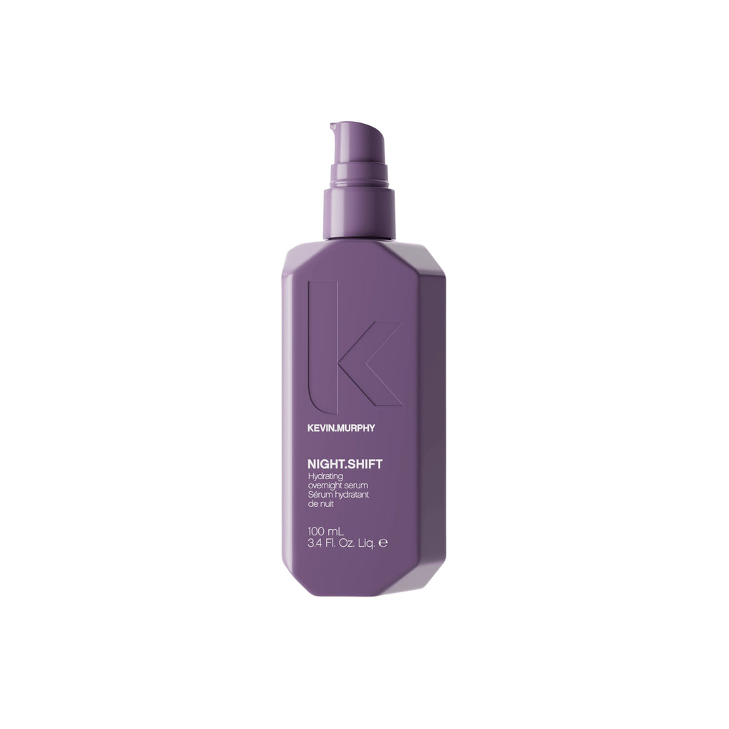 Kevin Murphy Night Shift Haarserum 100 ml – Pumpflasche in Flieder, Packshot