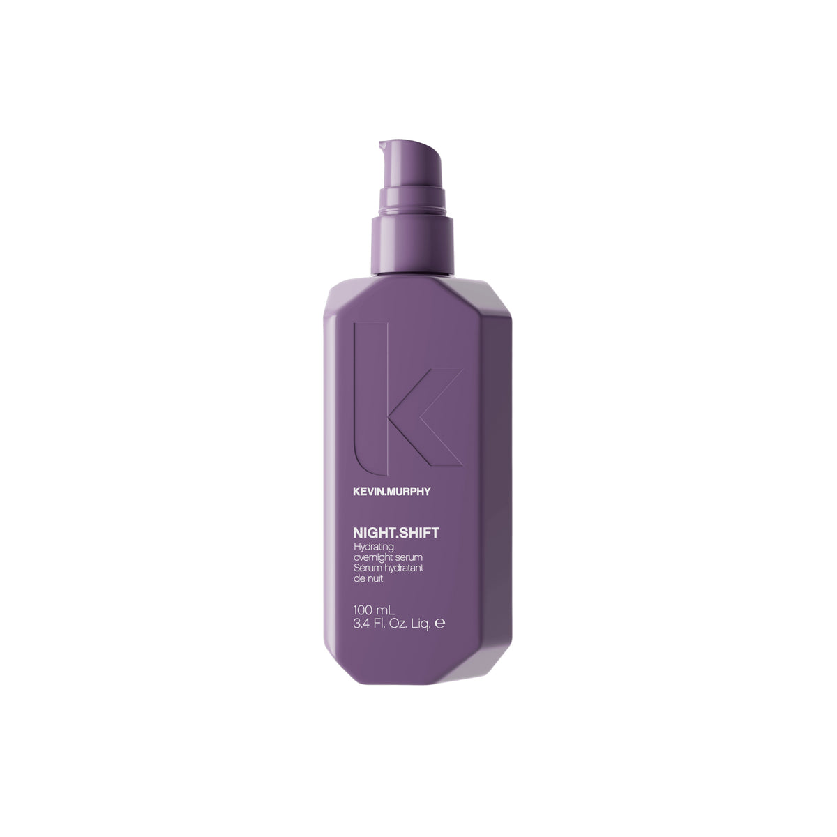 Kevin Murphy Night Shift Haarserum 100 ml – Pumpflasche in Flieder, Packshot