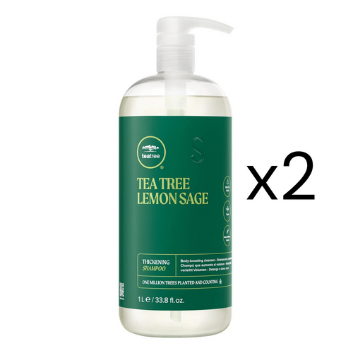 Paul Mitchell Tea Tree Lemon Sage Thickening Shampoo Set 2 x 1000 ML