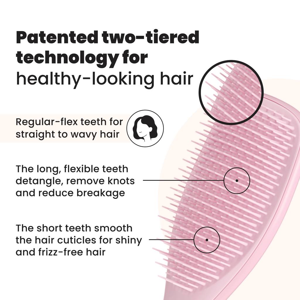 Tangle Teezer Ultimate Detangler Borstentechnologie in zwei Längen erklärt