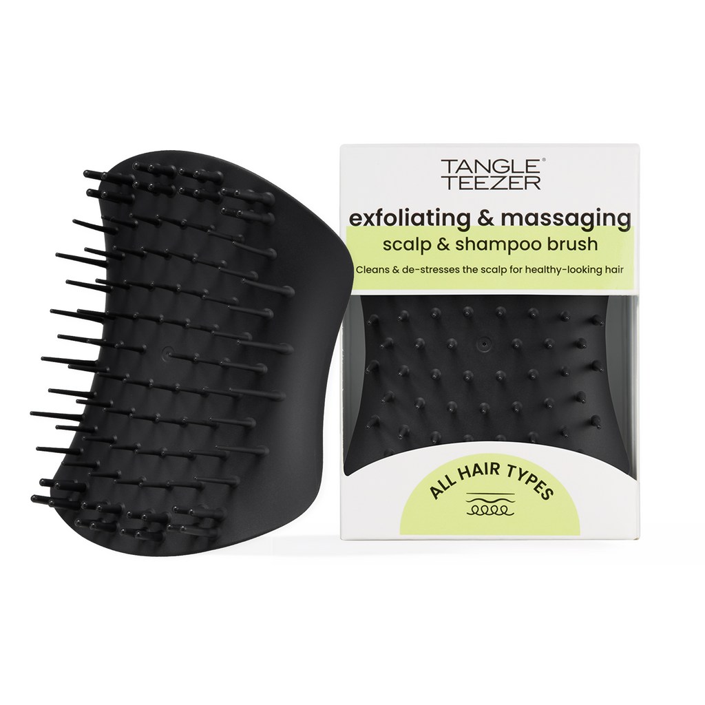 Tangle Teezer The Scalp Exfoliator und Massager Kopfhautbürste in Onyx Black