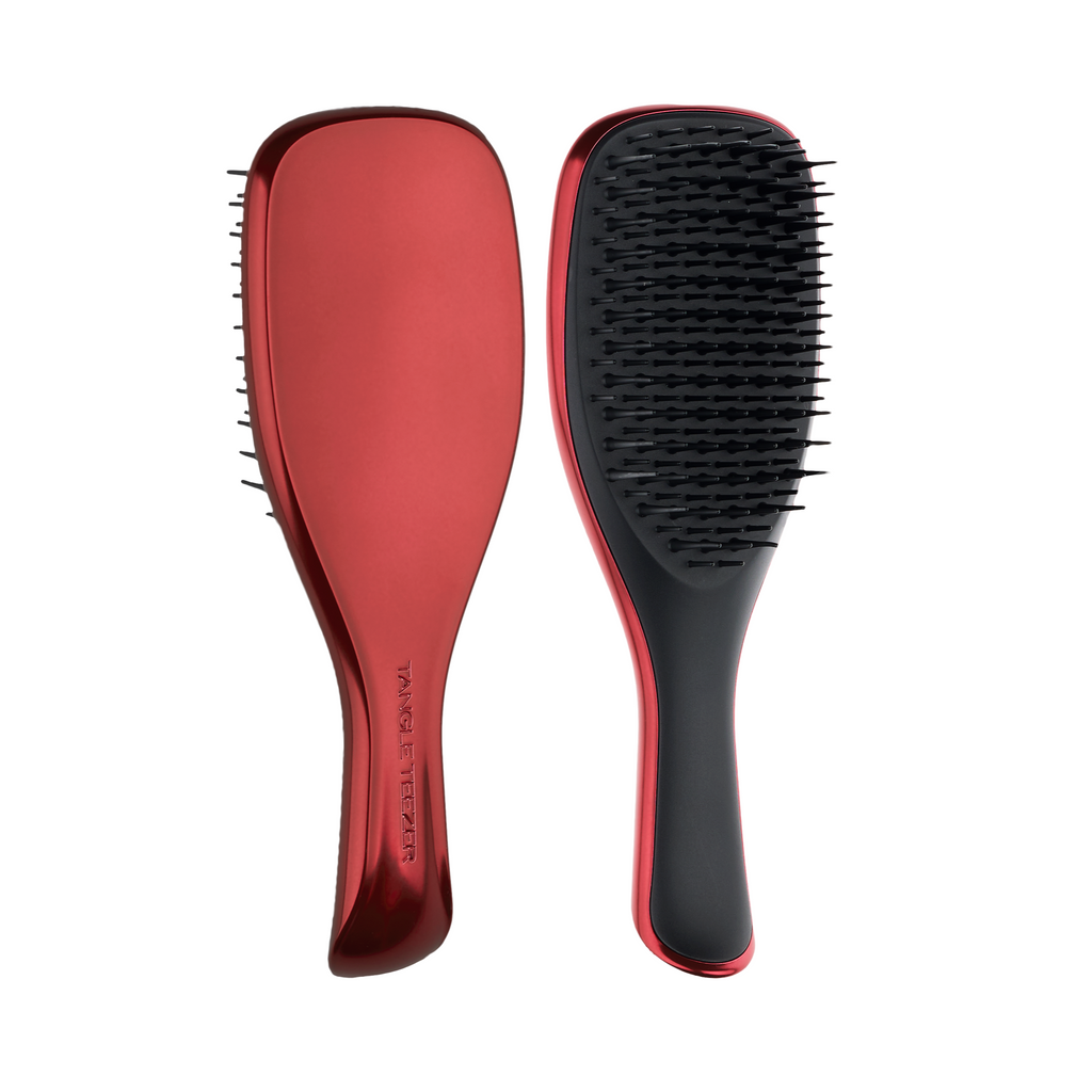 Tangle Teezer Mini Prada Edition in Rot von vorn und von hinten