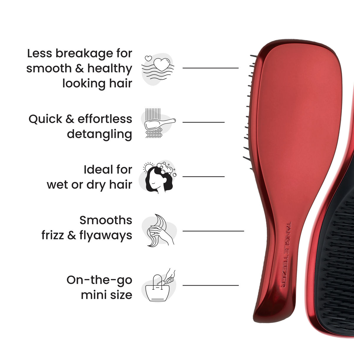 Tangle Teezer Mini Prada Edition Vorteile im Überblick