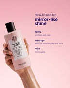 Maria Nila Mirror Gloss Conditioner – Anwendung