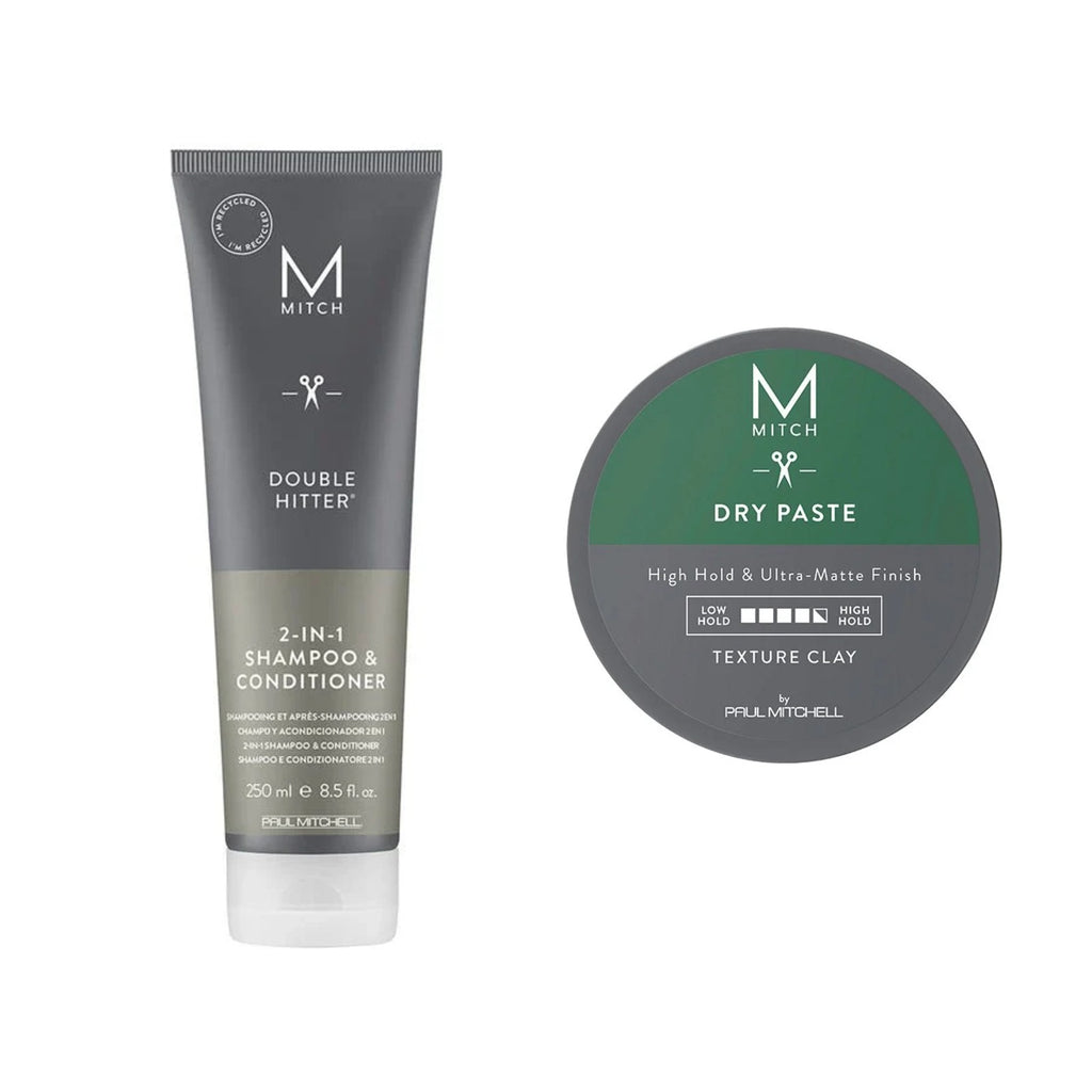 Paul Mitchell Mitch Wash & Style Dry Paste Geschenkset, Set-Inhalt im Überblick