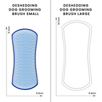 Größenvergleich Tangle Teezer Pet Teezer Small und Large in Zentimetern