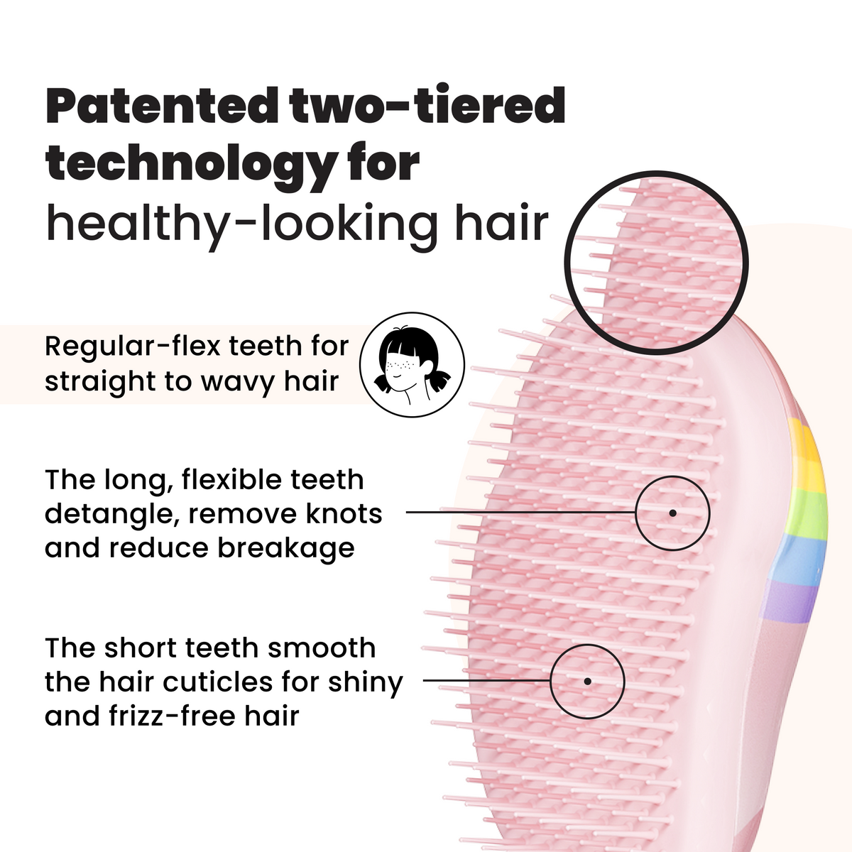 Tangle Teezer Kinderbürste Borstentechnologie erklärt