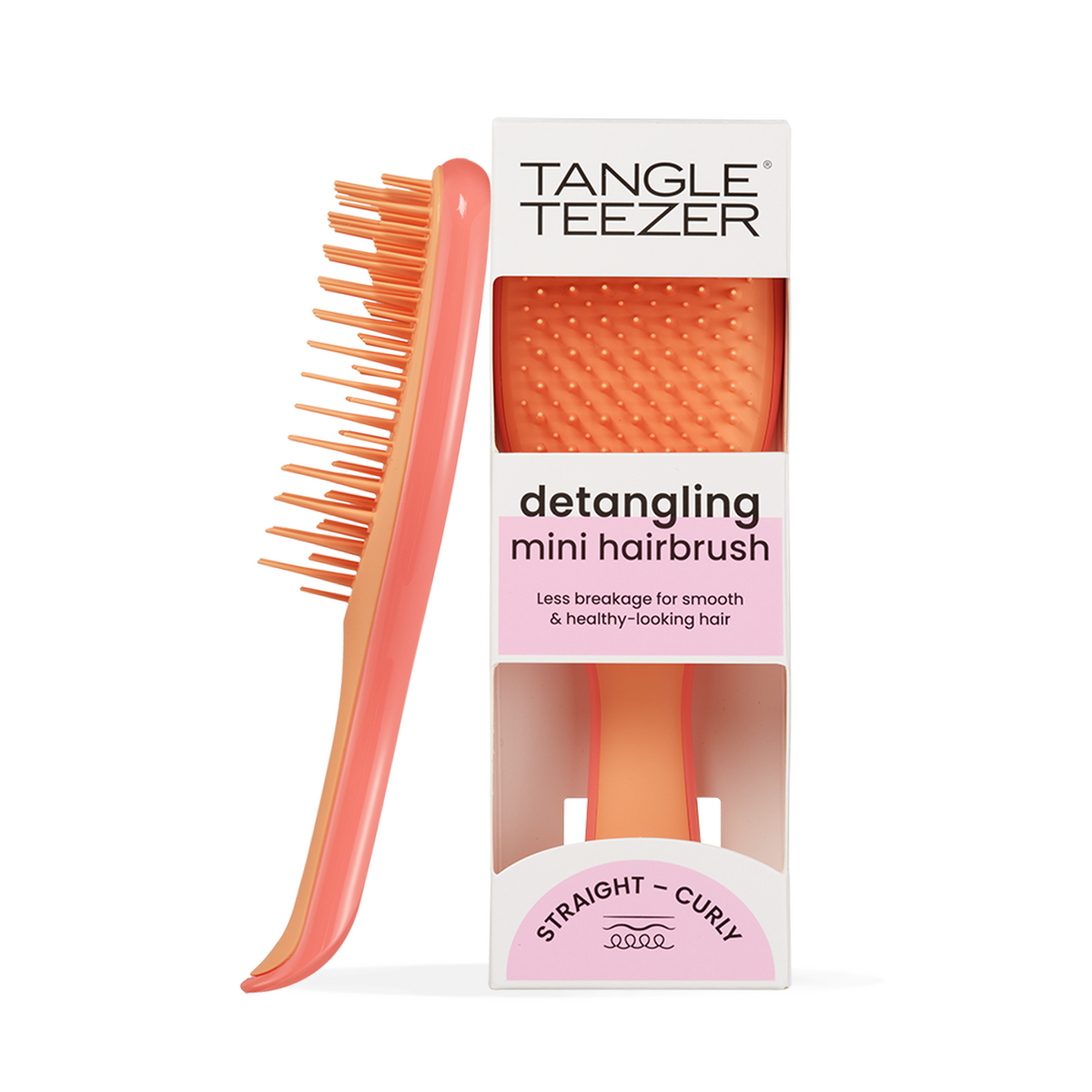 Tangle Teezer Ultimate Detangler Mini Entwirrbürste in Salmon Pink Apricot