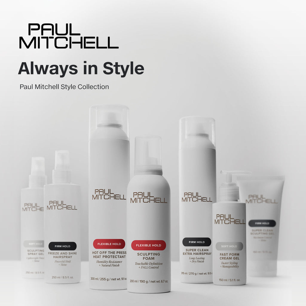 Paul Mitchell Style Collection – Always in Style: Soft Hold, Flexible Hold und Firm Hold Produkte