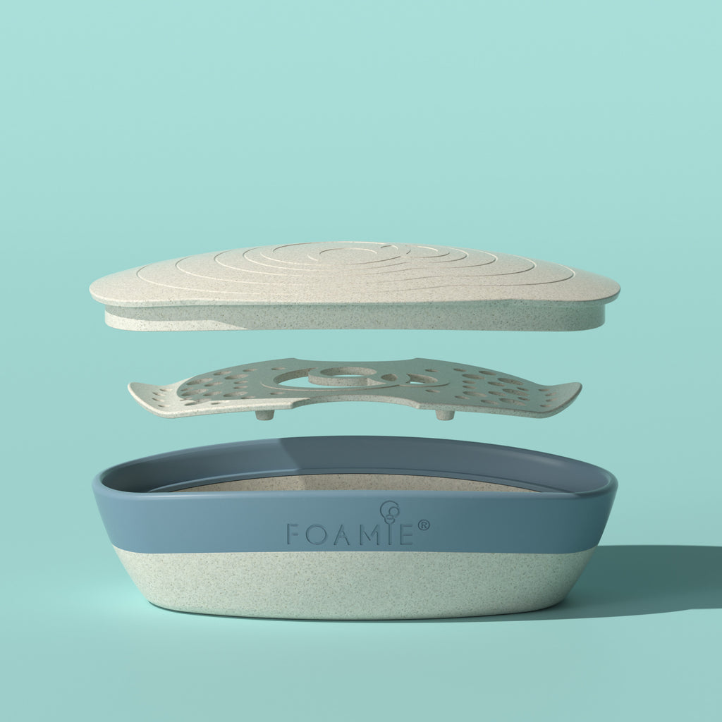 Foamie Travel Buddy Reisebox – geöffnete Box von der Seite