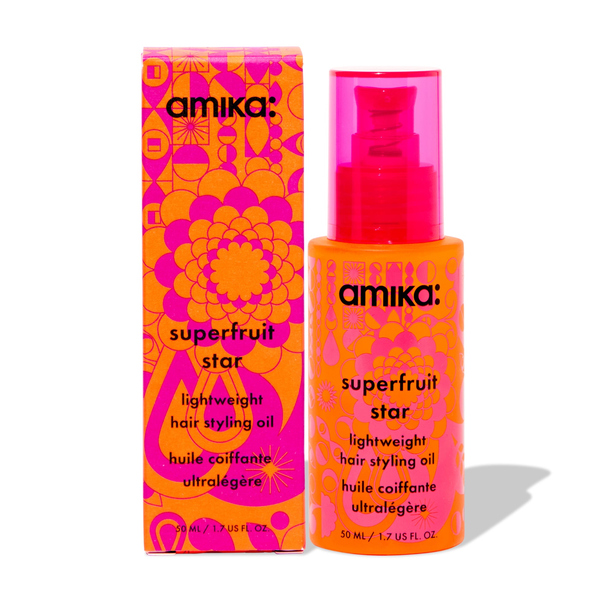 amika superfruit star lightweight hair styling oil – amika Haarpflege