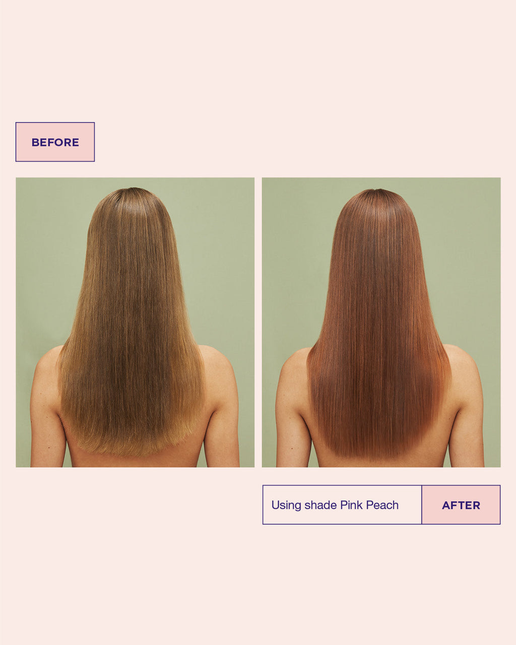 Maria Nila Colour Refresh Pink Peach 9.46 – Vorher-Nachher