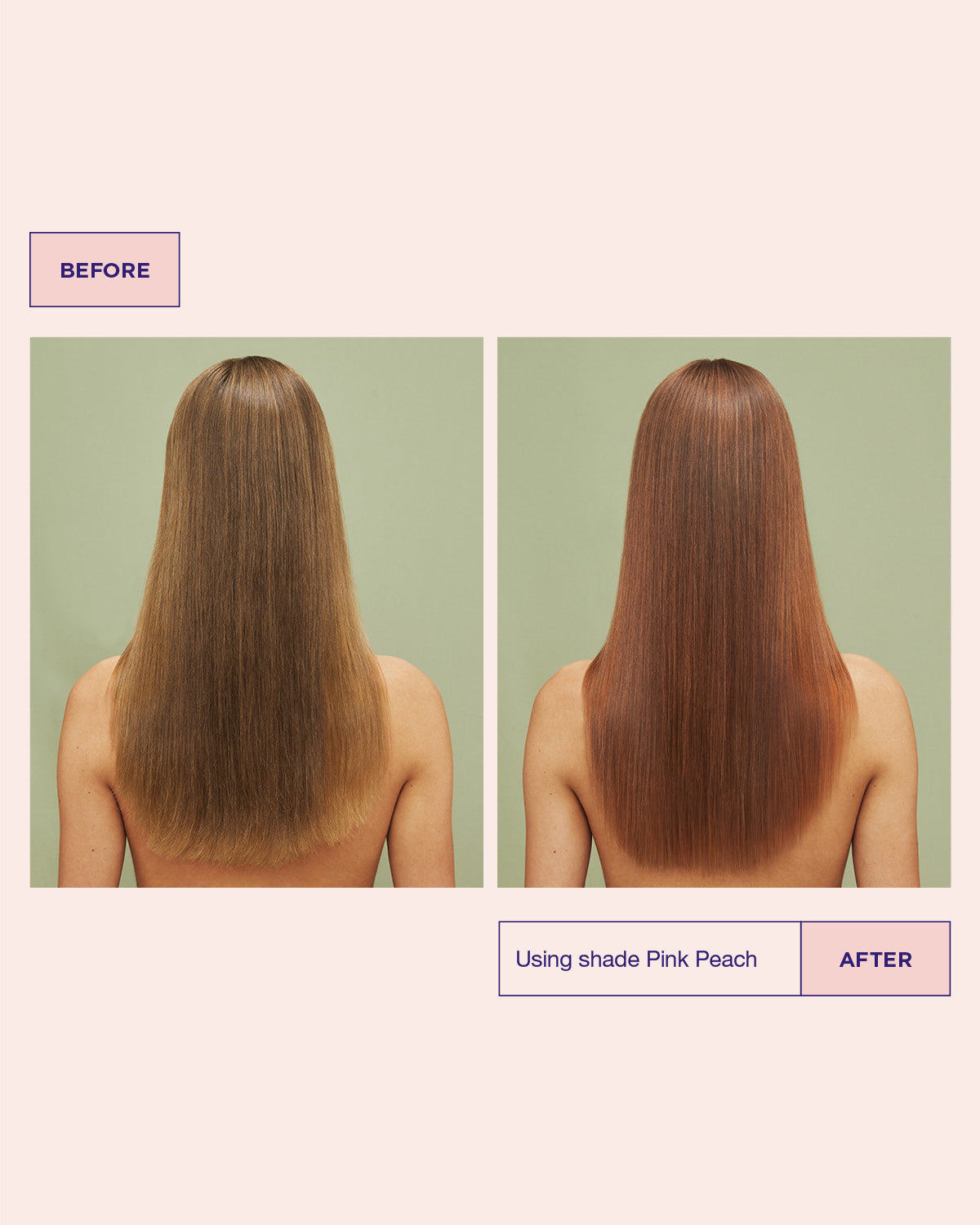Maria Nila Colour Refresh Pink Peach 9.46 – Vorher-Nachher