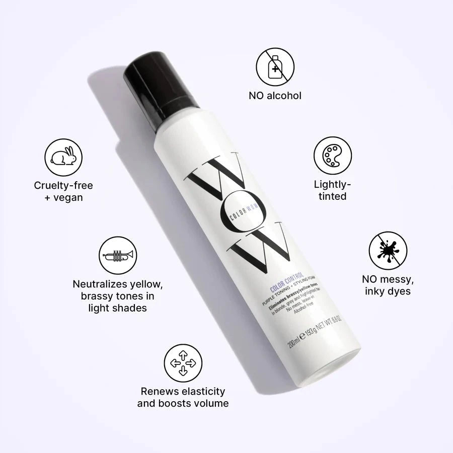 Color Control Purple Toning and Styling Foam - HauptSacheShop