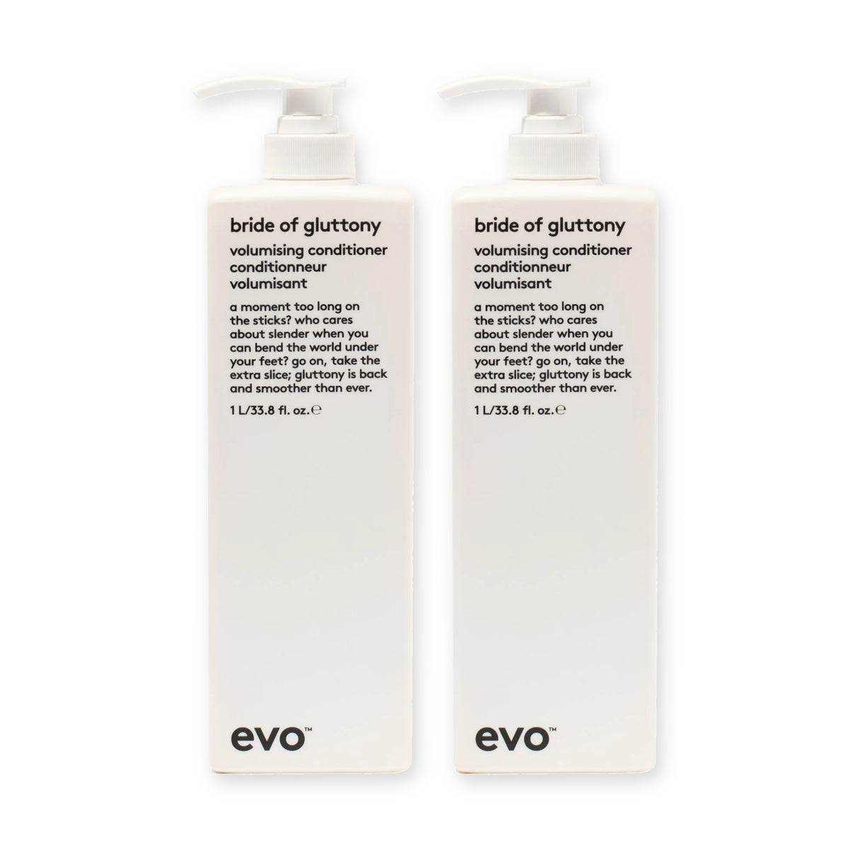 evo Set mit 2 × Bride of Gluttony Volumising Conditioner 1000 ml