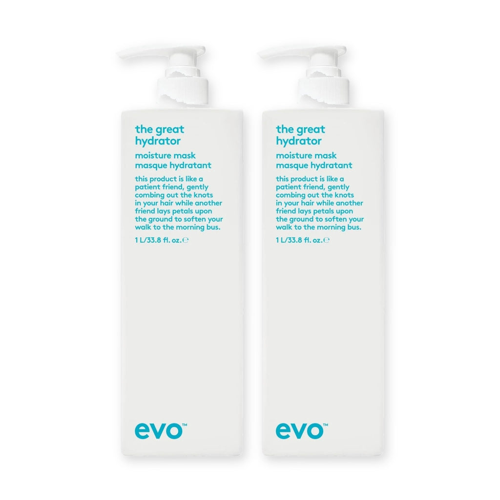 evo Set mit 2 × The Great Hydrator Moisture Mask 1000 ml