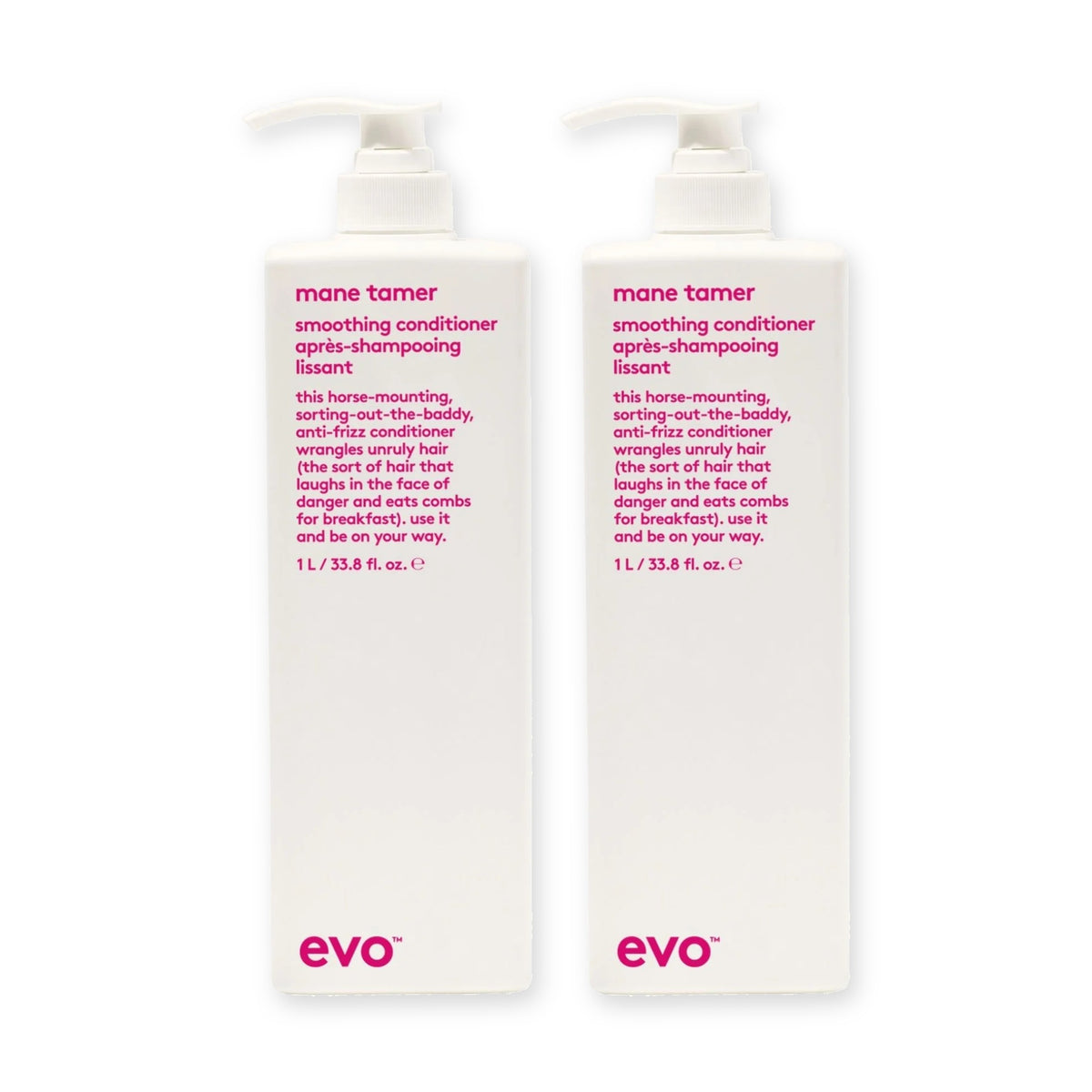 evo Set mit 2 × Mane Tamer Smoothing Conditioner 1000 ml