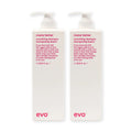 evo Set mit 2 × Mane Tamer Smoothing Shampoo 1000 ml
