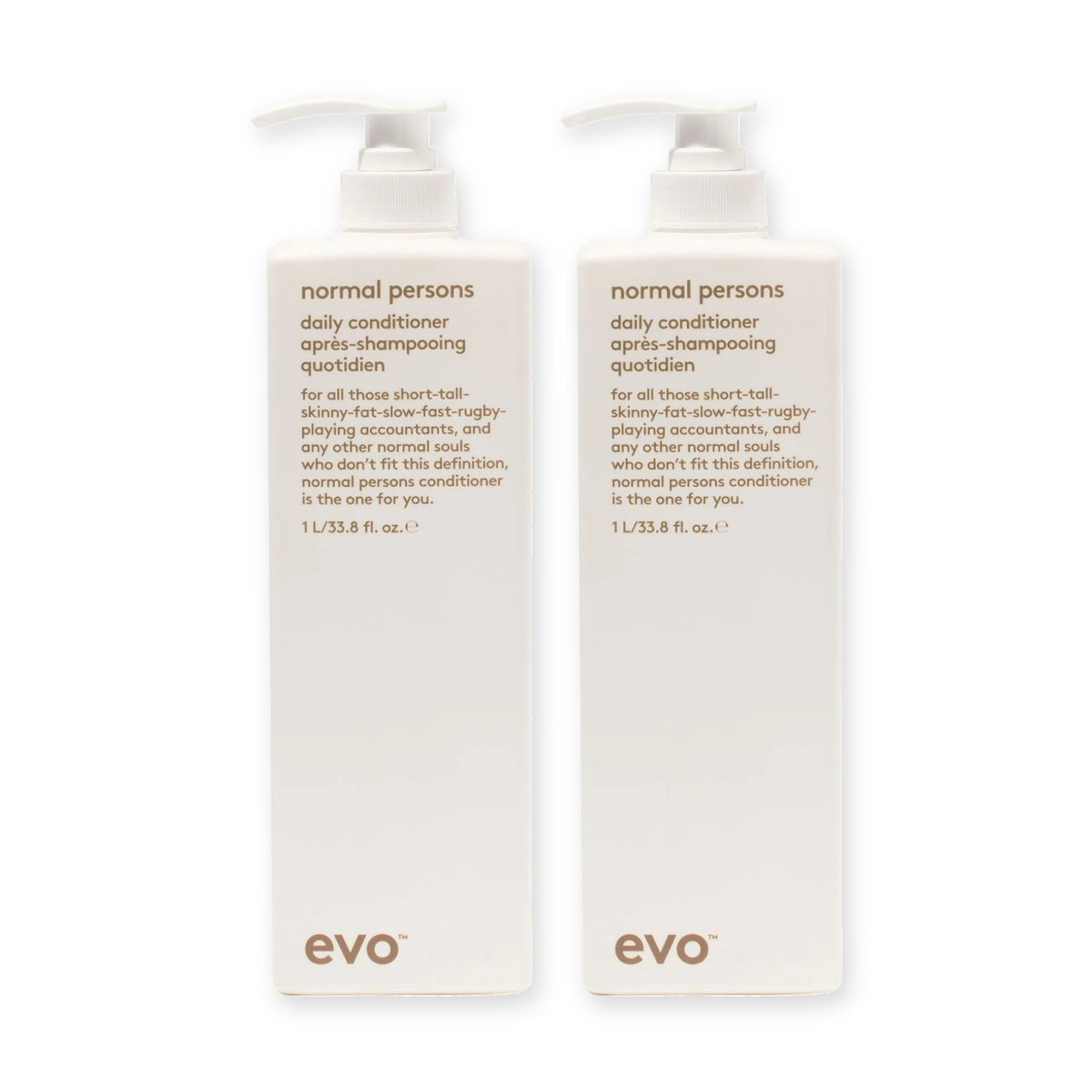 evo Set mit 2 × Normal Persons Daily Conditioner 1000 ml