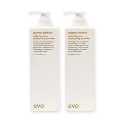 evo Set mit 2 × Normal Persons Daily Shampoo 1000 ml
